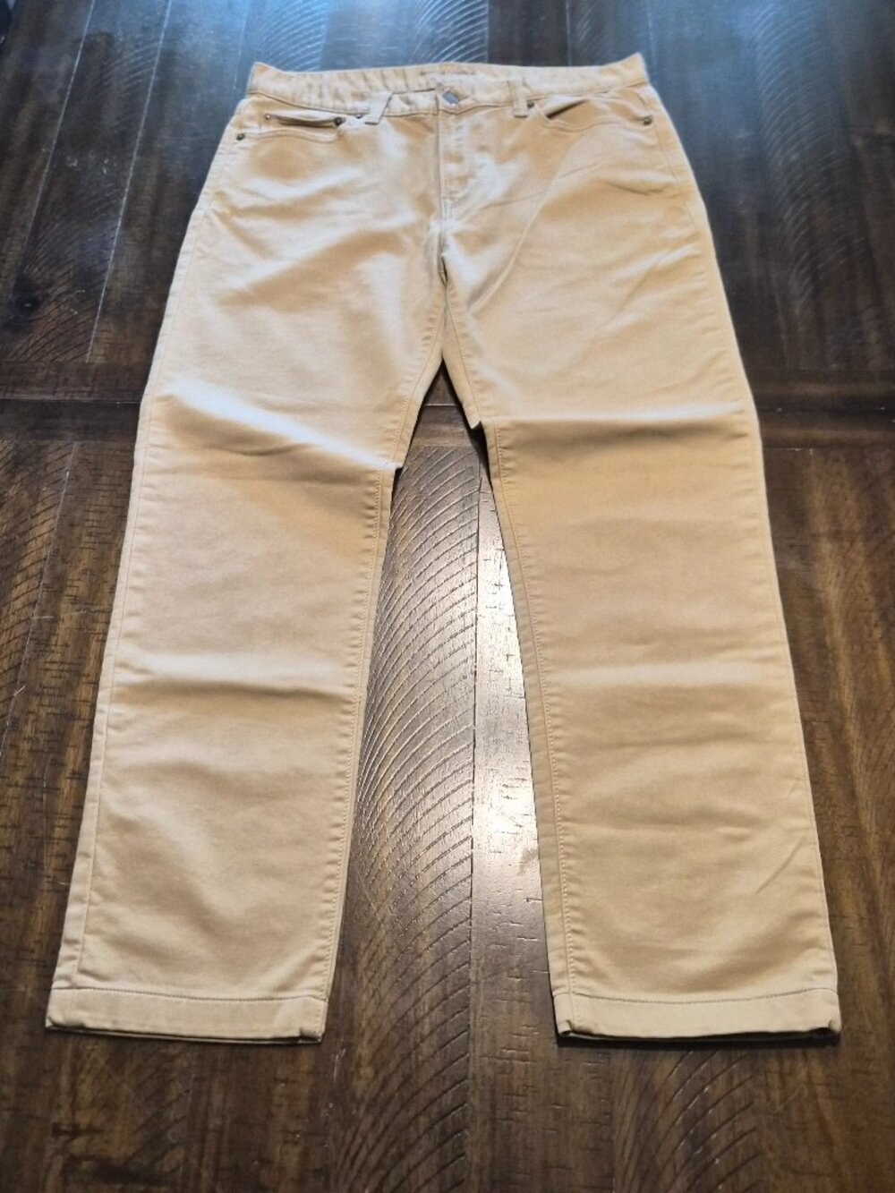 Banana Republic Slim Travel Jeans Mens Size 33x30 Slim Beige Stretch Pants G630